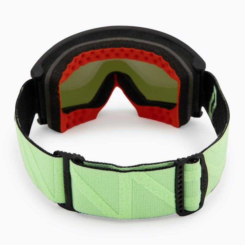 Ski goggles SCOTT Ambit Compact glow green/amp lavender chrome 3