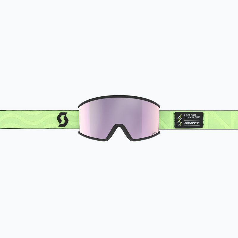 Ski goggles SCOTT Ambit Compact glow green/amp lavender chrome 6