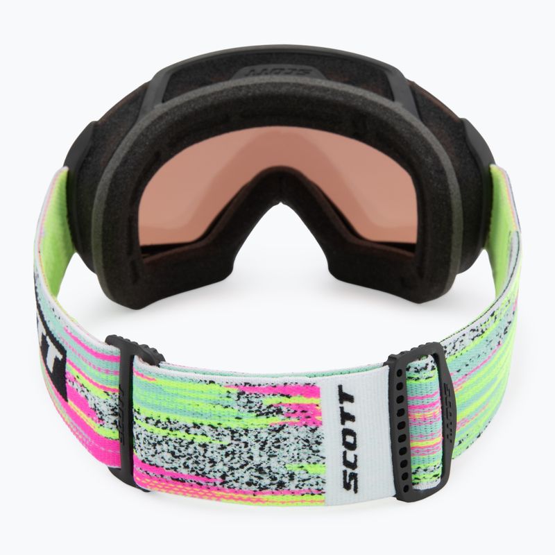 Ski goggles SCOTT Faze II black/neon yellow/amp silver chrome 3