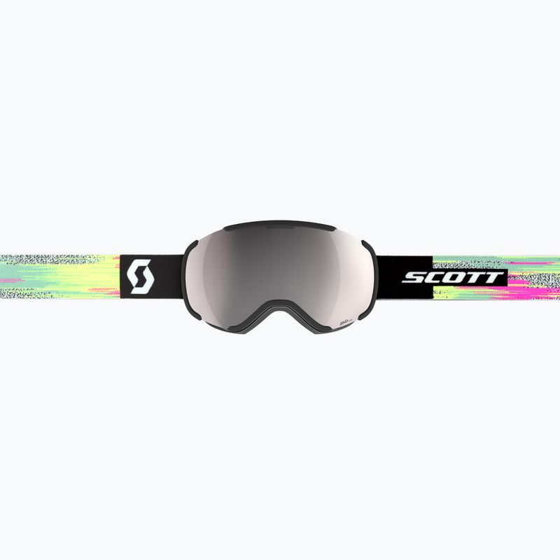 Ski goggles SCOTT Faze II black/neon yellow/amp silver chrome 6