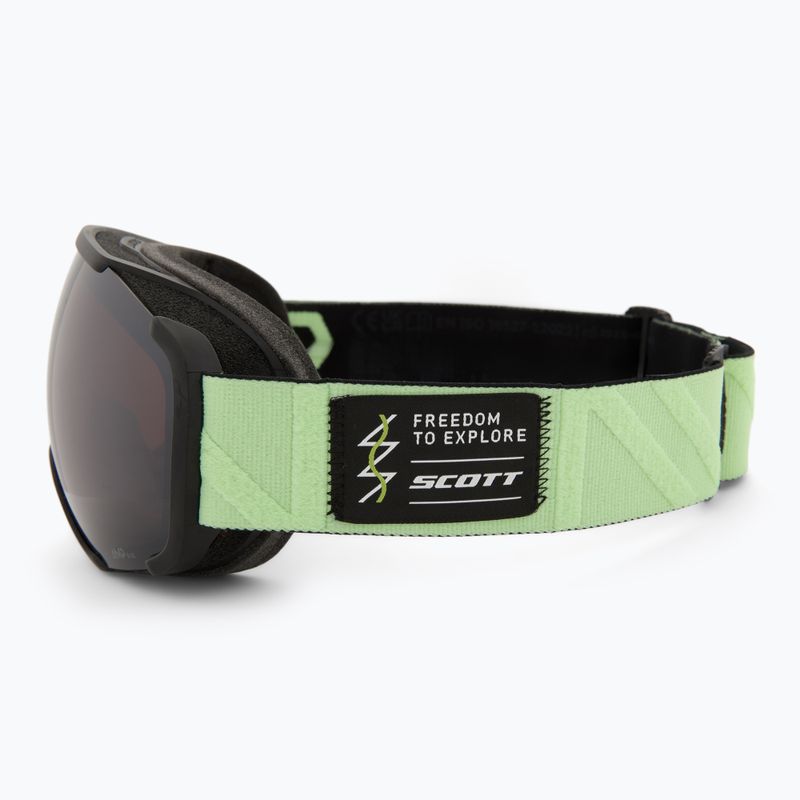 Ski goggles SCOTT Faze II glow green/amp black chrome 4