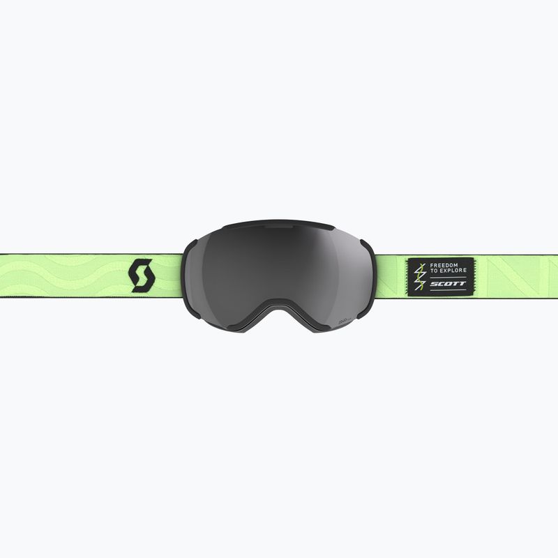 Ski goggles SCOTT Faze II glow green/amp black chrome 2