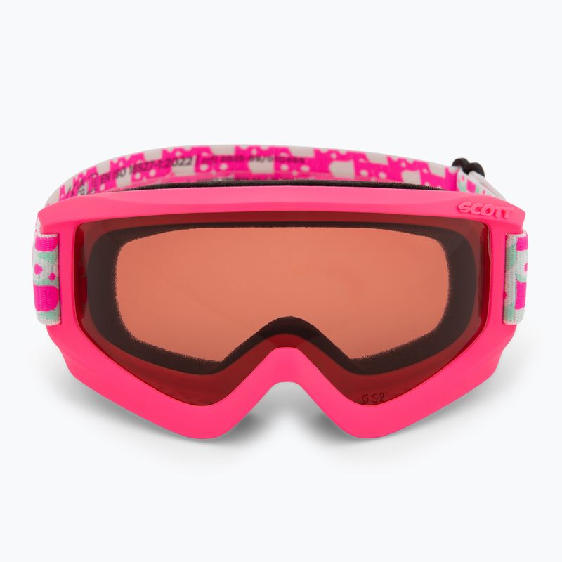 Children's ski goggles SCOTT Agent neon pink/enhancer 2