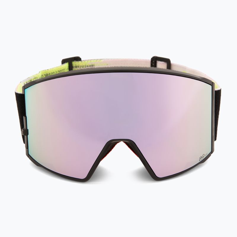 Ski goggles SCOTT React black/neon yellow/amp lavender chrome 3