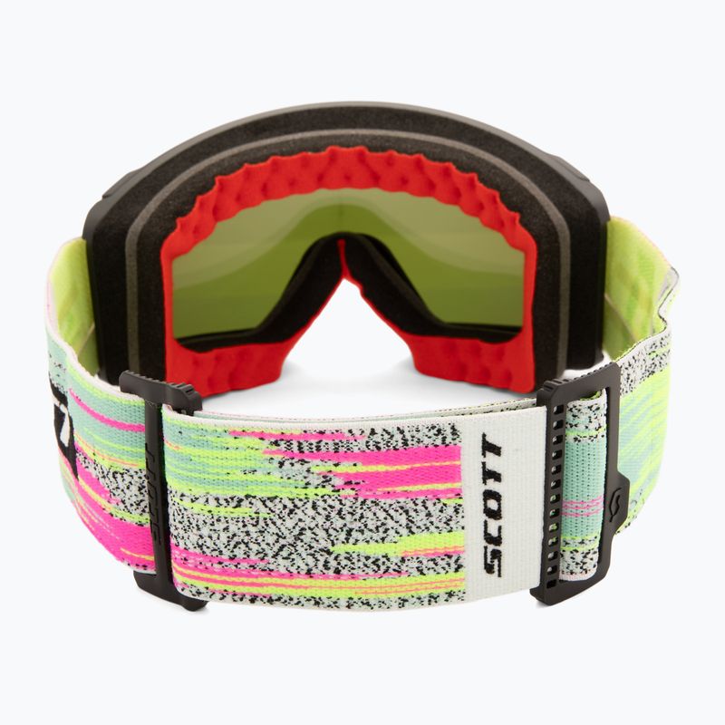 Ski goggles SCOTT React black/neon yellow/amp lavender chrome 4