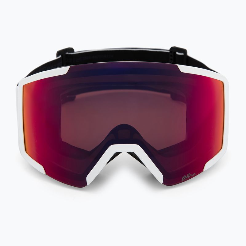 Ski goggles SCOTT Shield mineral white/black/amp red chrome 2