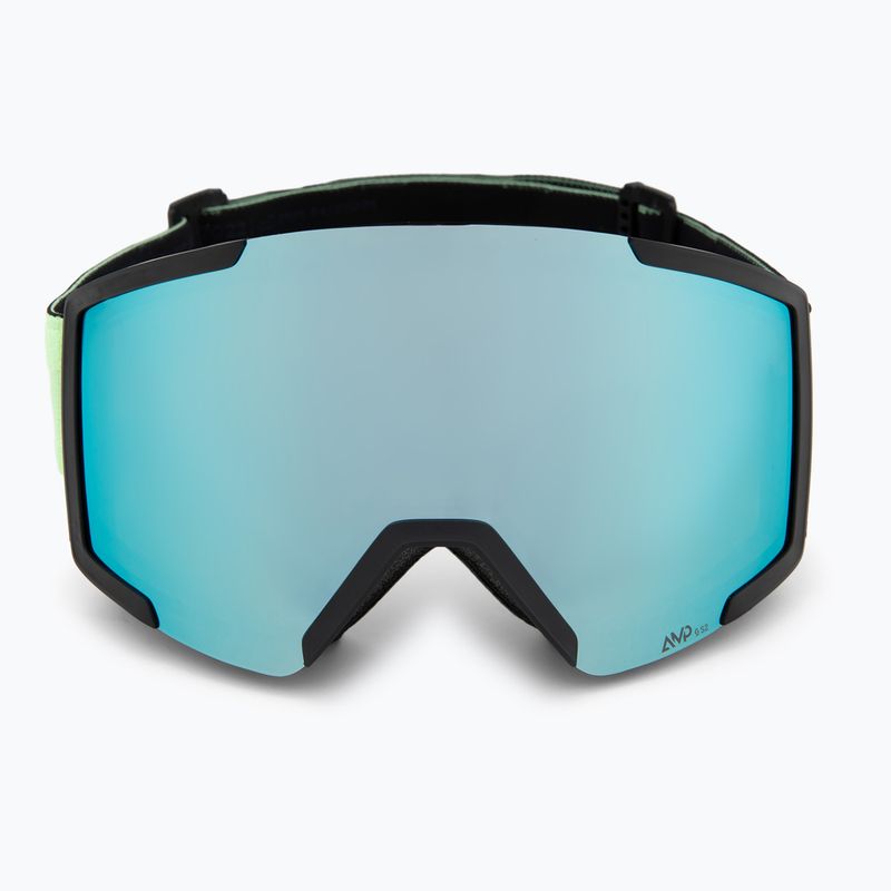 Ski goggles SCOTT Shield glow green/amp ice chrome 2