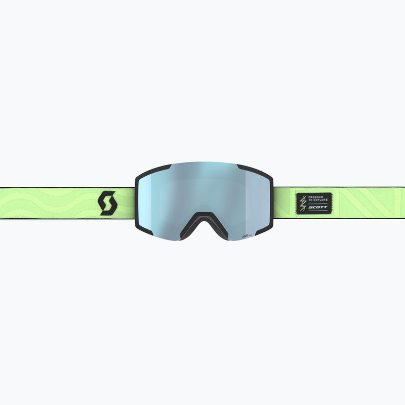 Ski goggles SCOTT Shield glow green/amp ice chrome 2