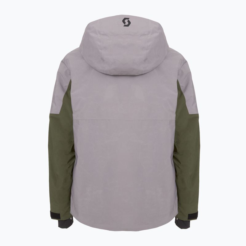 Men's ski jacket SCOTT Ultimate GTX douglas green/evening grey 2