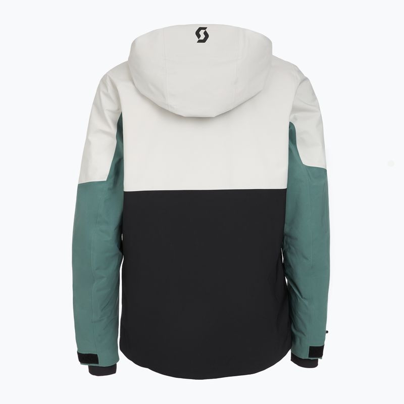 Men's ski jacket SCOTT Ultimate GTX frozen blue/dust white 2