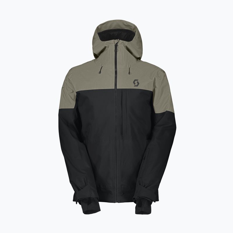 Men's ski jacket SCOTT Ultimate Dryo 10 black/dust grey