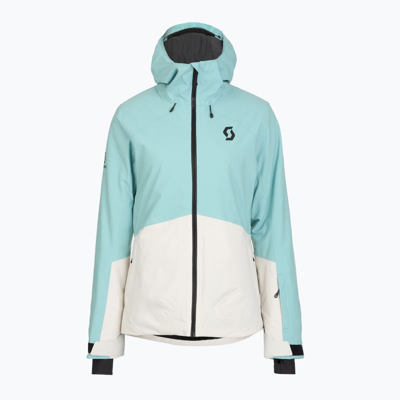 Women's ski jacket SCOTT Ultimate Dryo 10 frosty blue/dust white 2
