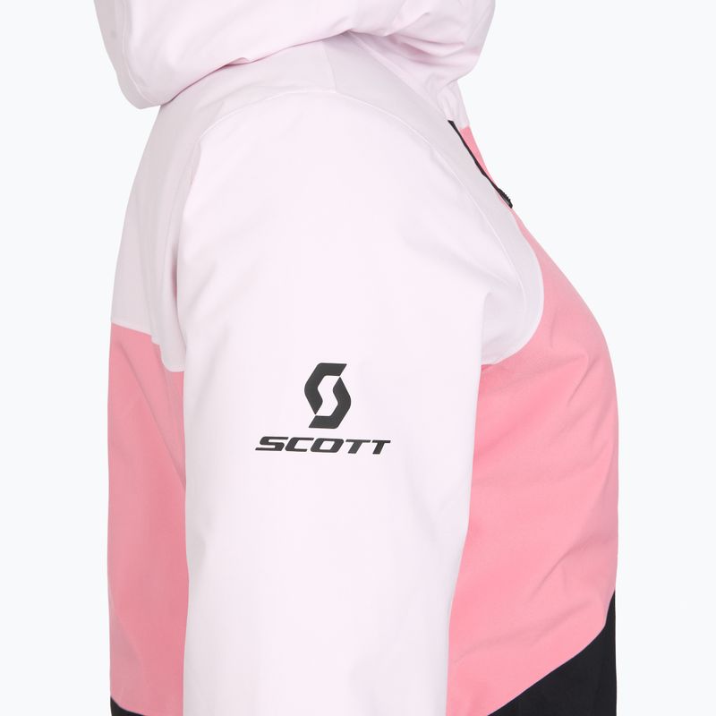 Women's ski jacket SCOTT Ultimate Dryo 10 paradise pink/black 5