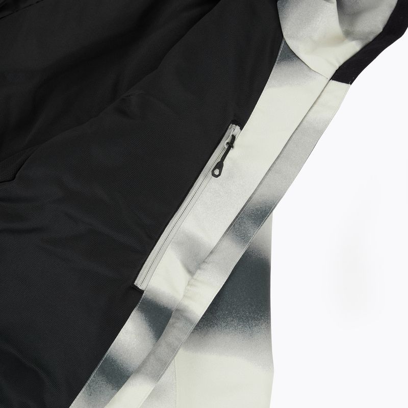 Women's ski jacket SCOTT Ultimate Dryo 10 dust white print/black 5