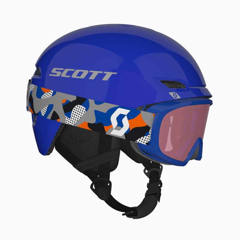 Children's ski helmet SCOTT Keeper 2 + goggles Witty blue/grey 9
