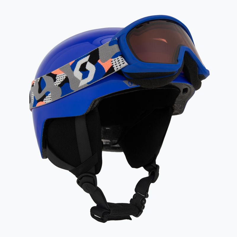 Children's ski helmet SCOTT Keeper 2 + goggles Witty blue/grey 8