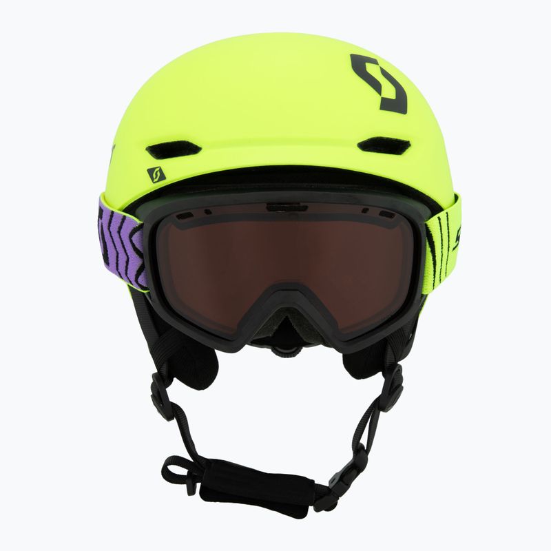 Children's ski helmet SCOTT Keeper 2 + goggles Witty neon yellow 2