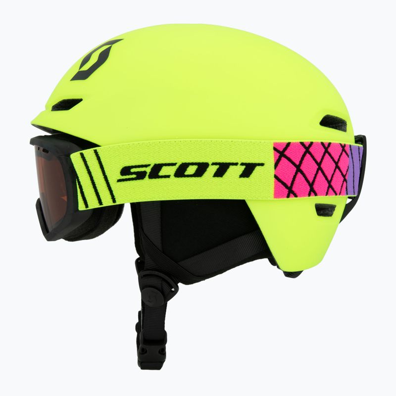 Children's ski helmet SCOTT Keeper 2 + goggles Witty neon yellow 3