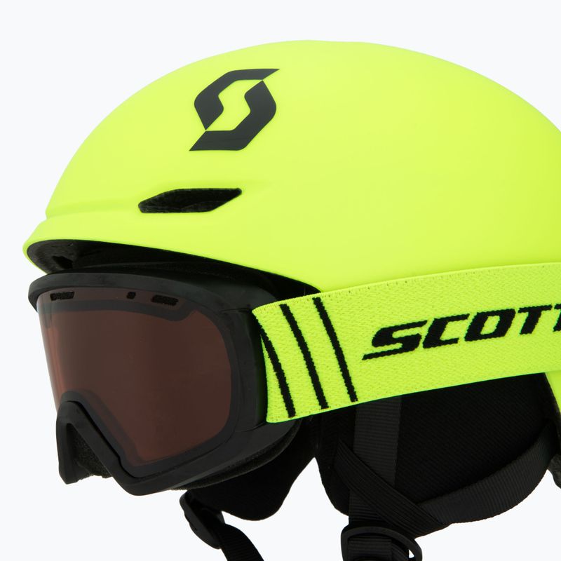Children's ski helmet SCOTT Keeper 2 + goggles Witty neon yellow 8