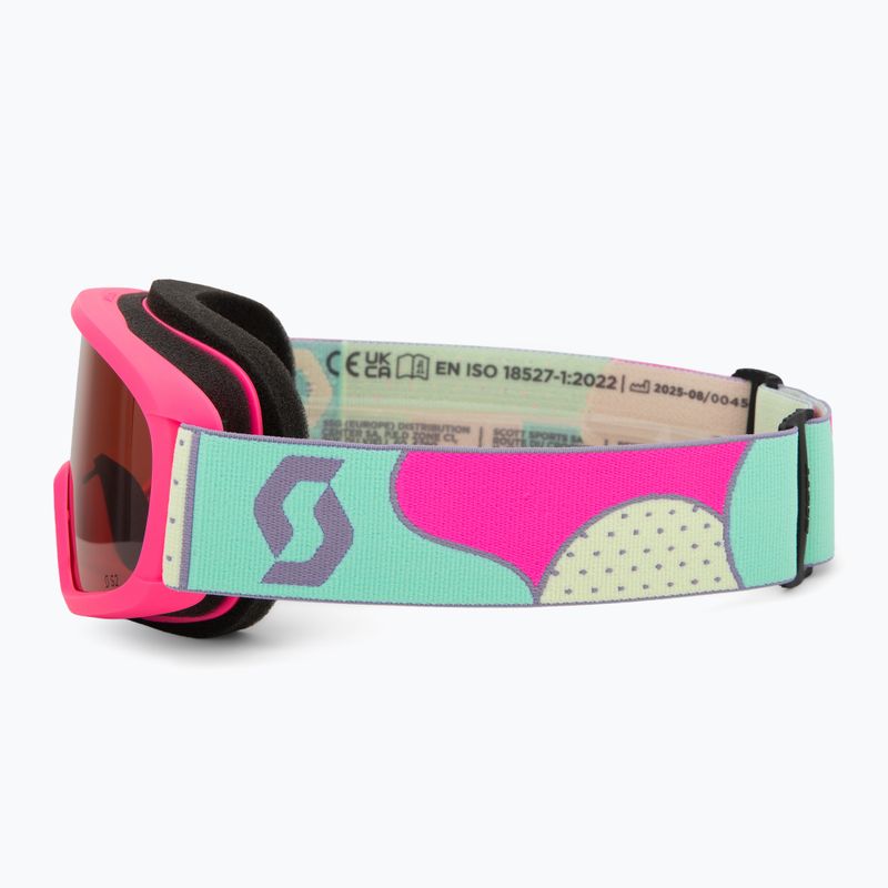 Children's ski goggles SCOTT Witty SGL neon pink/enhancer 4