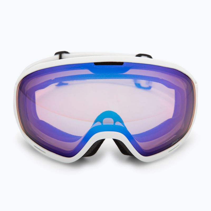 Ski goggles SCOTT Unlimited II OTG mineral white/amp iluminator blue chrome 2