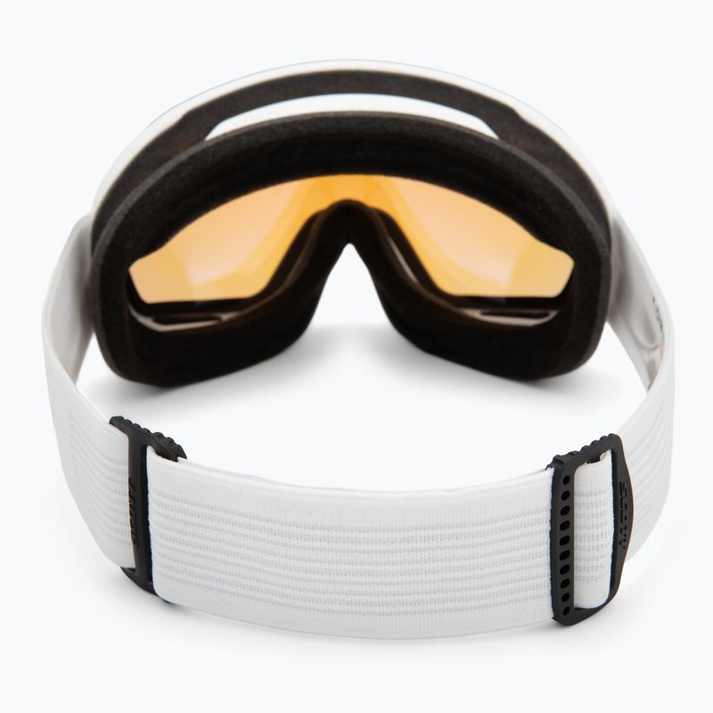 Ski goggles SCOTT Unlimited II OTG mineral white/amp iluminator blue chrome 3