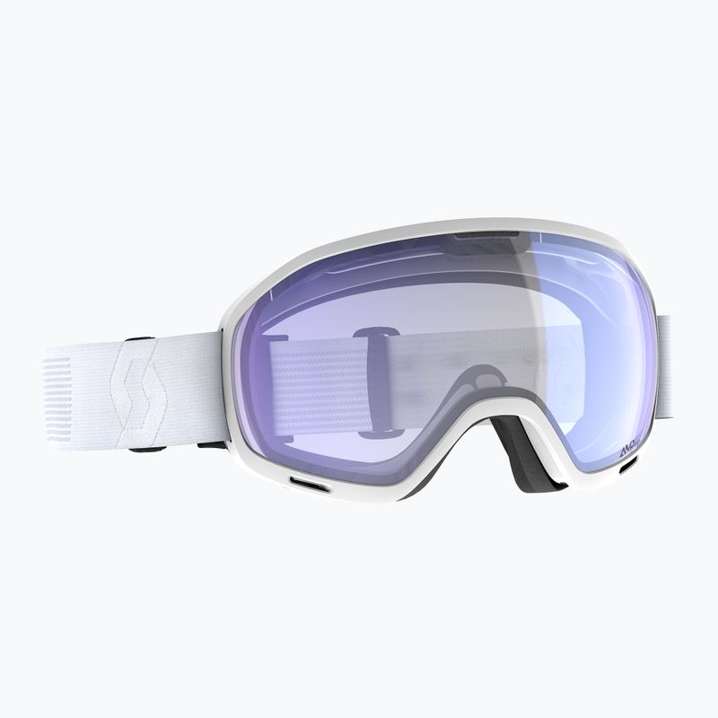 Ski goggles SCOTT Unlimited II OTG mineral white/amp iluminator blue chrome 5