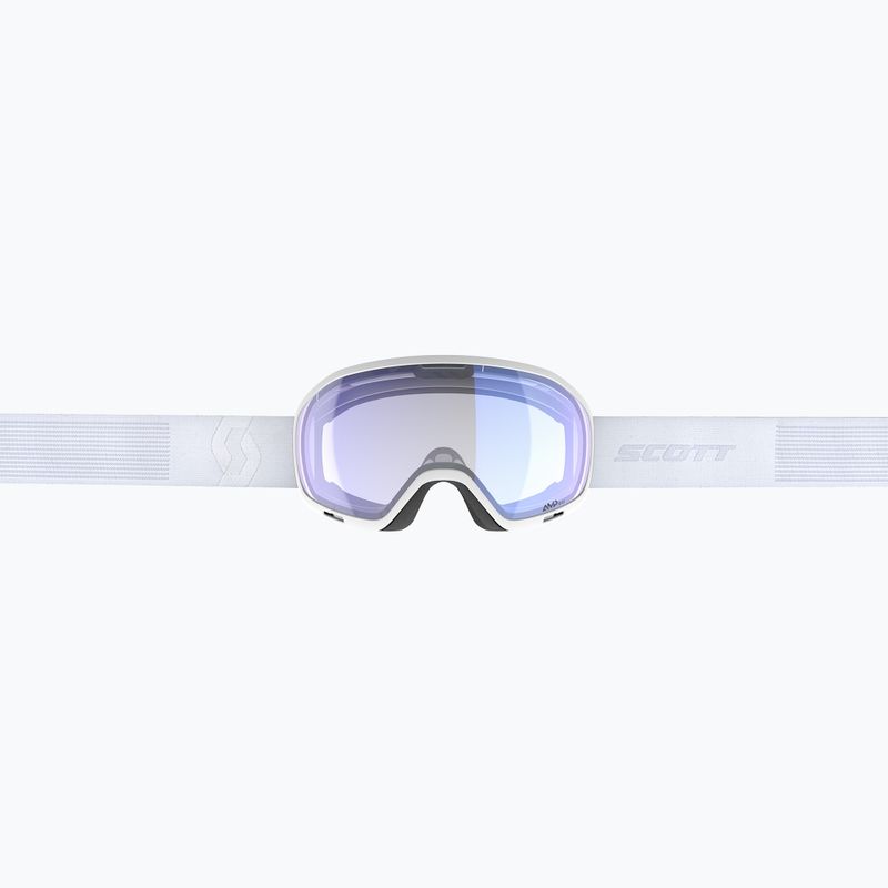 Ski goggles SCOTT Unlimited II OTG mineral white/amp iluminator blue chrome 6