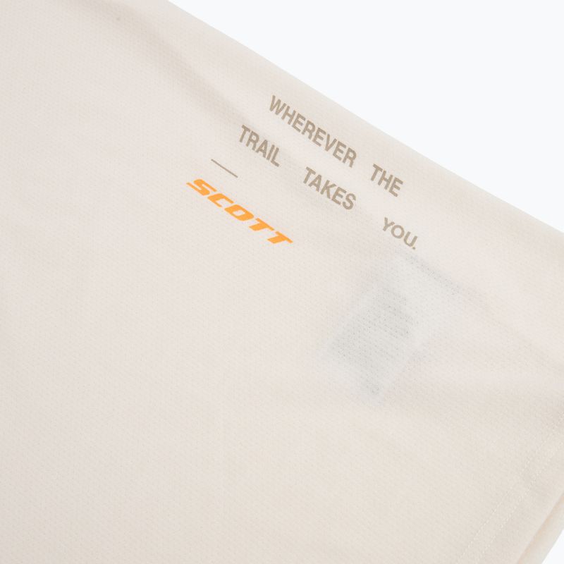 Men's running shirt SCOTT Endurance DRI Tee cotton white/toast beige 3