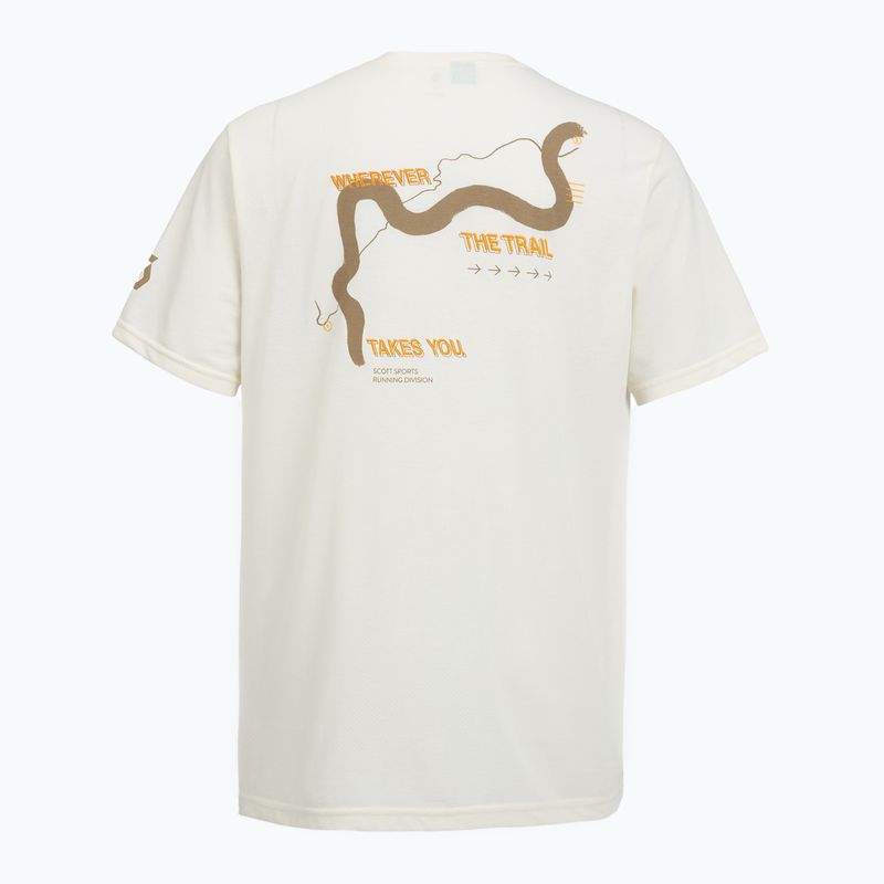 Men's running shirt SCOTT Endurance DRI Tee white/toast beige 2