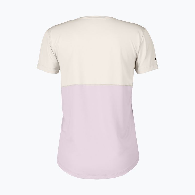 Women's running shirt SCOTT Endurance Tech cotton white/bliss pink 2