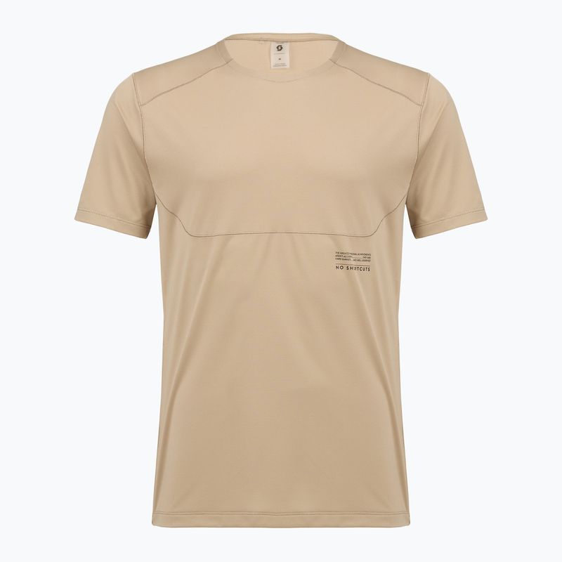 Men's running shirt SCOTT Endurance Tech toast beige