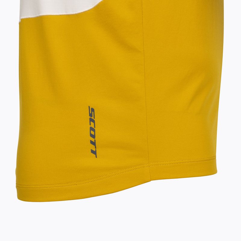 Men's running shirt SCOTT Endurance Tech white/sundial yellow 4