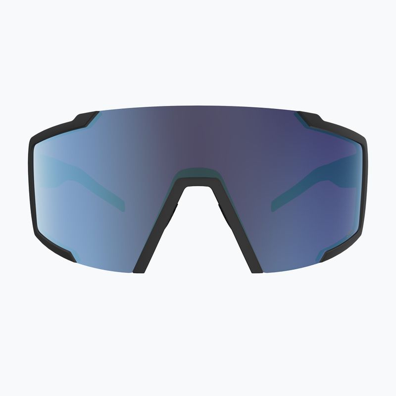 Sunglasses SCOTT Shield Compact black/amp beryl blue chrome 2