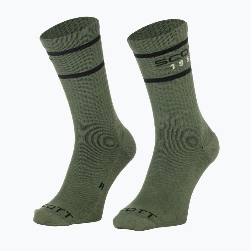 Socks SCOTT Retro Casual Crew 3 pairs tranguil green 2
