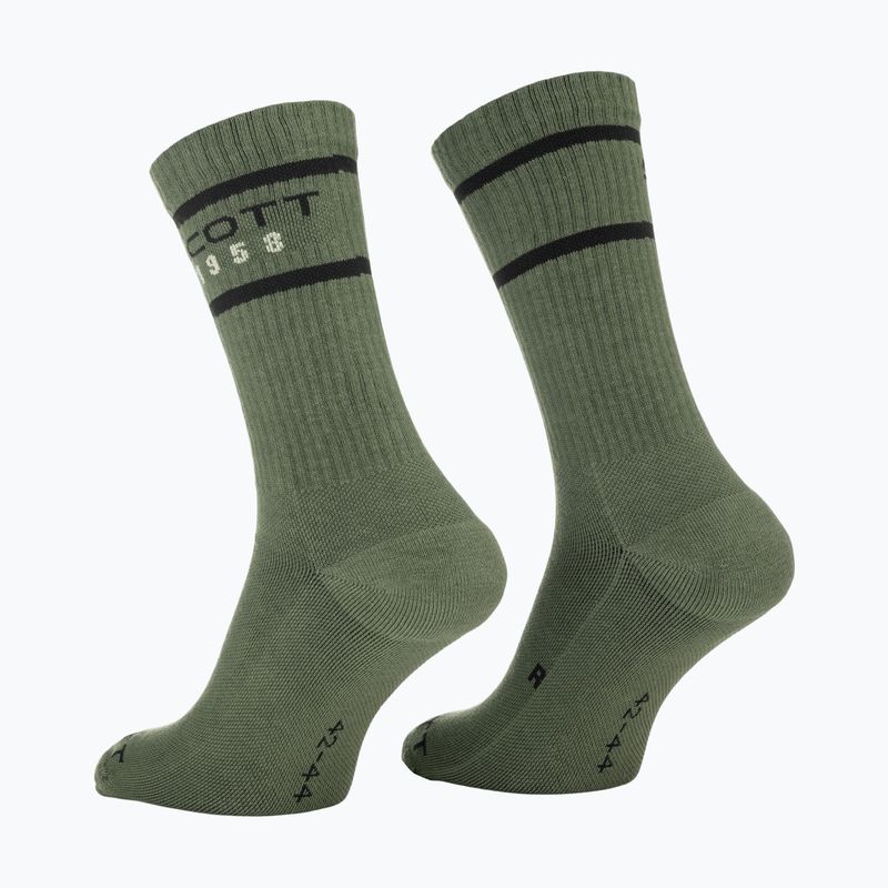 Socks SCOTT Retro Casual Crew 3 pairs tranguil green 3