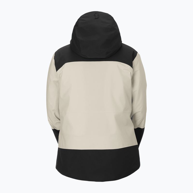 Women's ski jacket SCOTT Ultimate Dryo 10 latte beige/black 2
