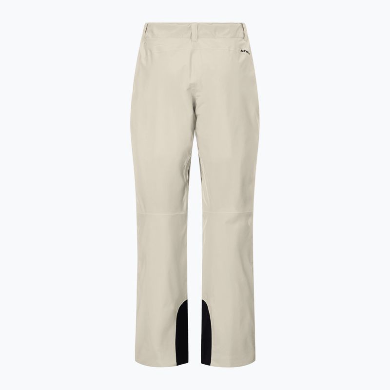 Women's ski trousers SCOTT Ultimate Dryo 10 latte beige 2