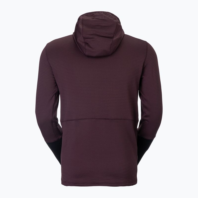 Men's fleece sweatshirt SCOTT Defined Light Hoody cocoa red/black 2