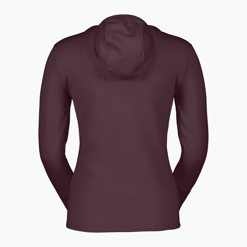 Women's fleece sweatshirt SCOTT Defined Light Hoody cocoa red 2