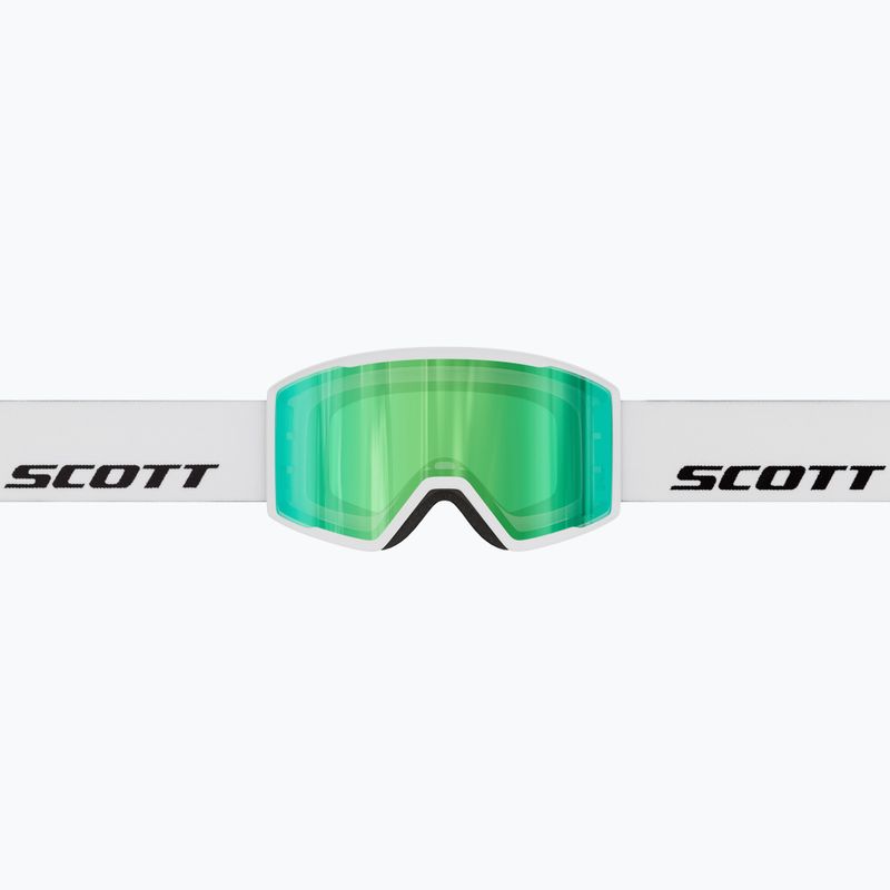 Ski goggles SCOTT Trace Pro white/green chrome 3