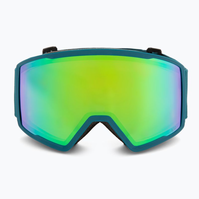 Ski goggles SCOTT Trace Pro petrol green/green chrome 2
