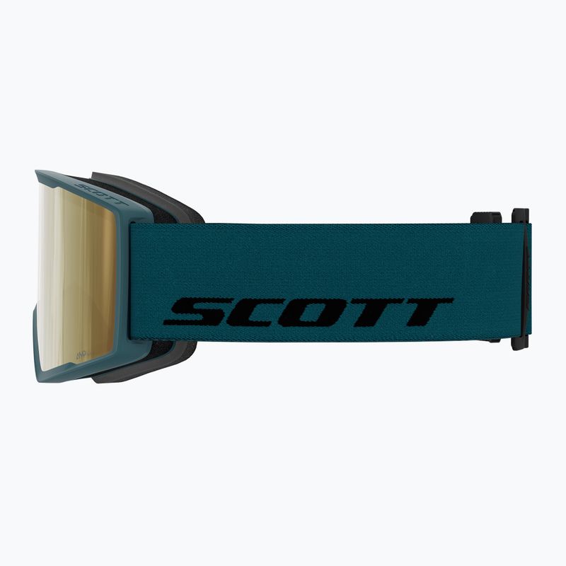 Ski goggles SCOTT Trace Pro Light Sensitive petrol green/amp ls cinnamon chrome 2