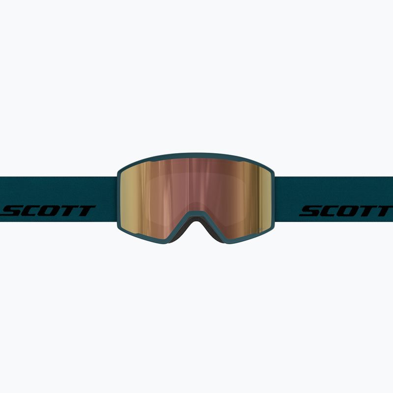 Ski goggles SCOTT Trace Pro Light Sensitive petrol green/amp ls cinnamon chrome 3