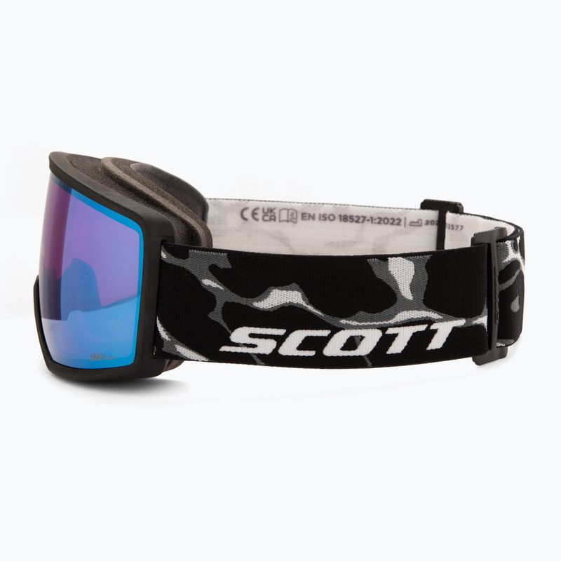 Ski goggles Scott Neo Light Sensitive S2-4 granite black/white/amp ls blue chrome 4
