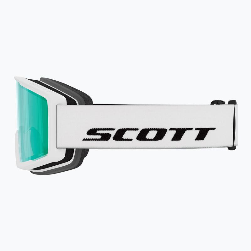 Ski goggles SCOTT Trace Pro Compact white/green chrome 2