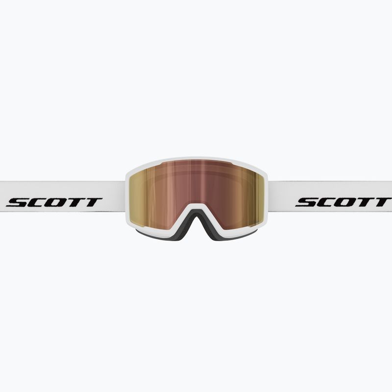 Ski goggles SCOTT Trace Pro Compact S1-3 white/amp ls cinnamon chrome 4