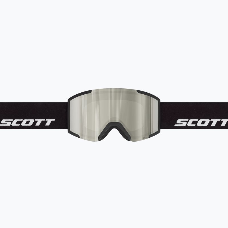 Ski goggles SCOTT Shield black/amp white chrome 4