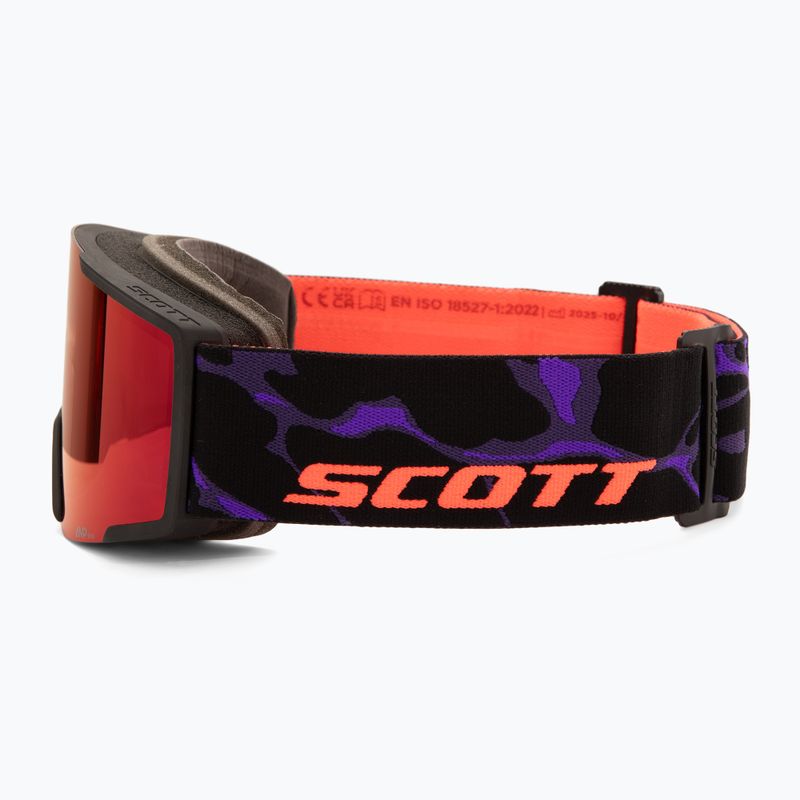 Ski goggles SCOTT Shield black/amp red chrome 4