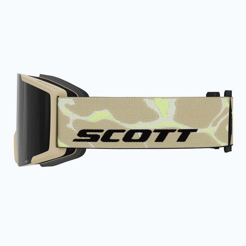 Ski goggles SCOTT Shield mojave beige/amp black chrome 2